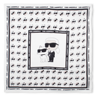 Printed square scarf KARL LAGERFELD KIDS 
                    GIRL