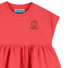 Dress gathered at the waist KENZO KIDS 
                    GIRL