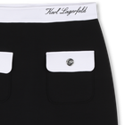 Short skirt KARL LAGERFELD KIDS 
                    GIRL