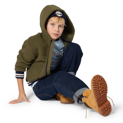 Hooded cardigan TIMBERLAND BOY