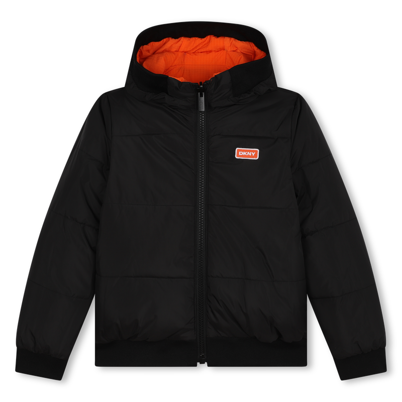 Reversible hooded puffer DKNY 
                        BOY
