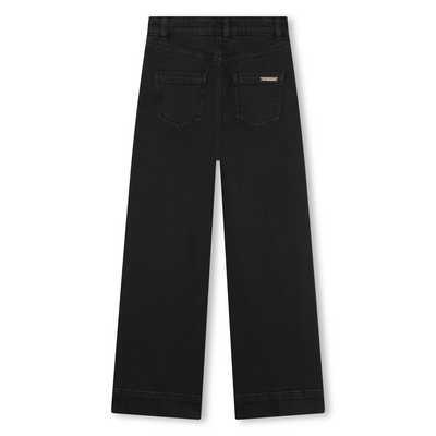 Wide-leg jeans with eyelets MICHAEL KORS GIRL