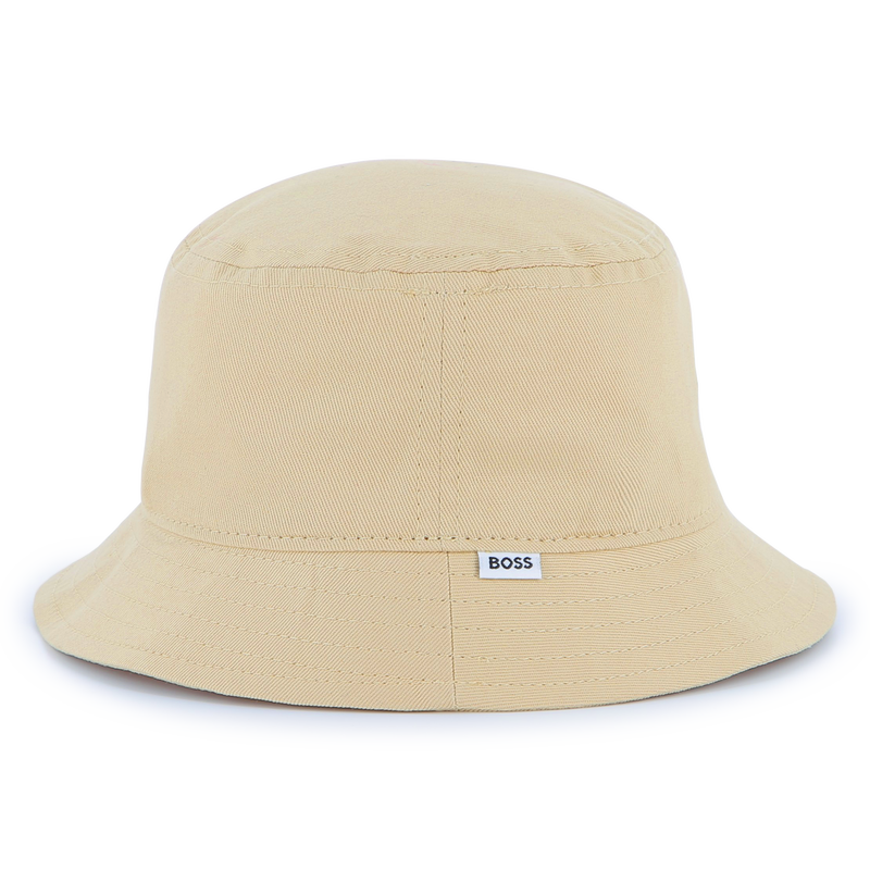 Embroidered cotton bucket hat BOSS 
                        BOY