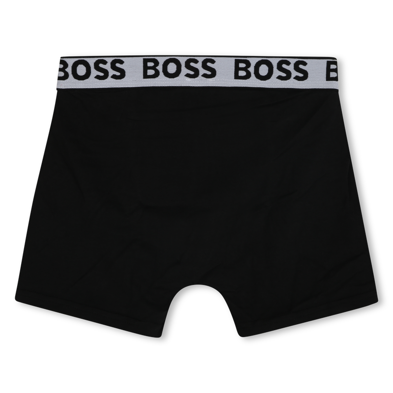 Set of 3 cotton boxer shorts BOSS 
                        BOY