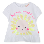 Cotton T-shirt and shorts BILLIEBLUSH 
                    GIRL
