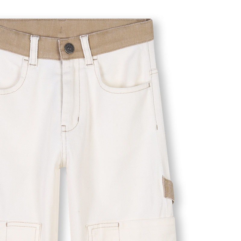 Adjustable twill trousers TIMBERLAND 
                        BOY