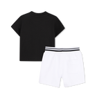 T-shirt and bermuda shorts set KARL LAGERFELD KIDS 
                    BOY