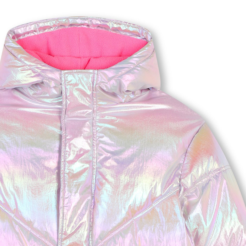Zip-up hooded puffer jacket BILLIEBLUSH 
                        GIRL