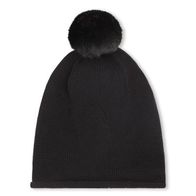 Knitted beanie KARL LAGERFELD KIDS GIRL