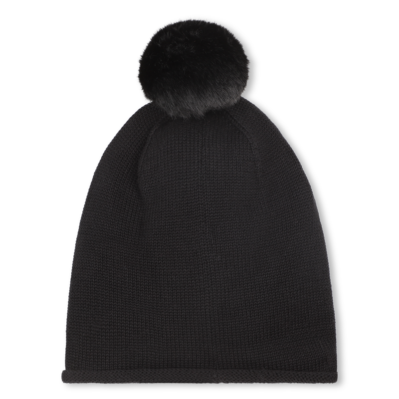 Knitted beanie KARL LAGERFELD KIDS 
                        GIRL