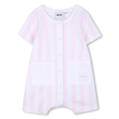 STRIPED PLAYSUIT BOSS GIRL