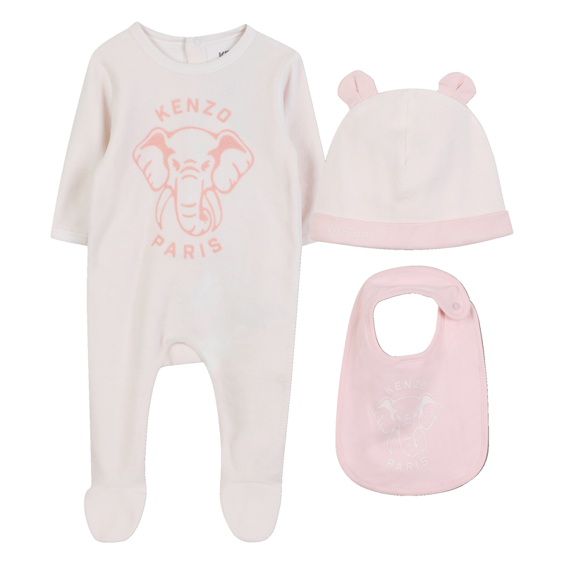 Pajama + hat + bib set KENZO KIDS 
                        UNISEX