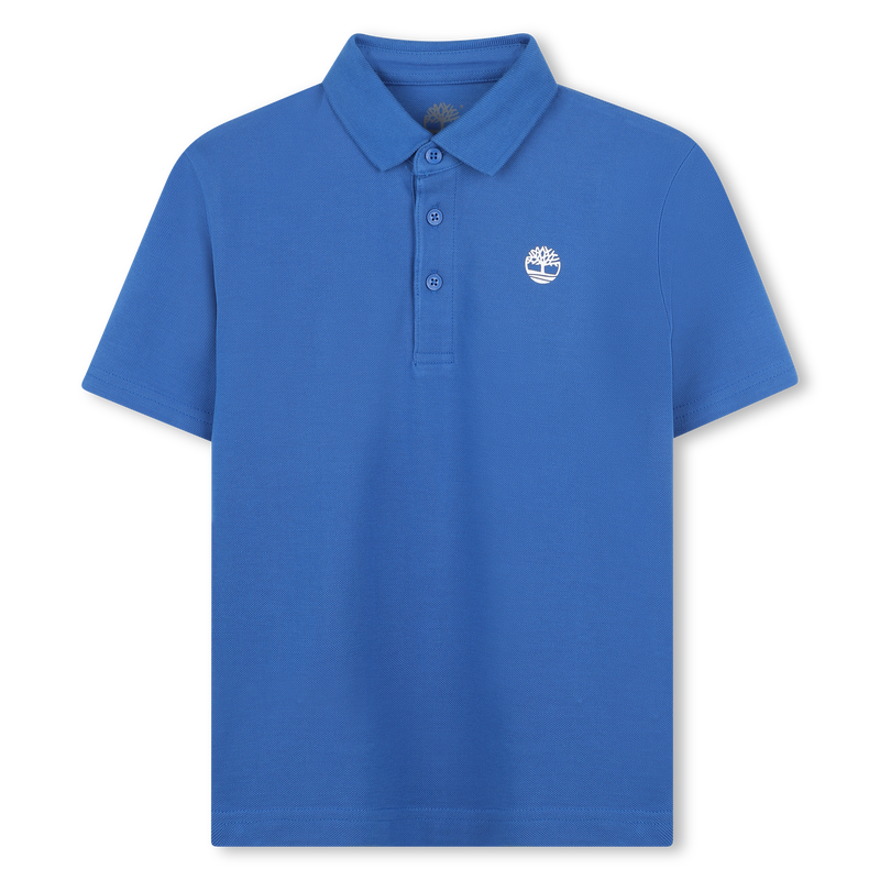 Plain polo with logo on chest TIMBERLAND 
                        BOY