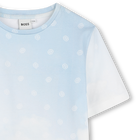 Printed cotton T-shirt BOSS 
                    BOY