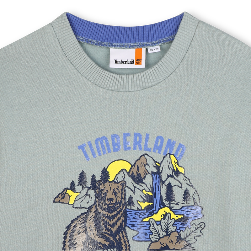 Brushed fleece sweatshirt TIMBERLAND 
                        BOY