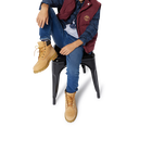 Zip-up logo parka TIMBERLAND 
                    BOY