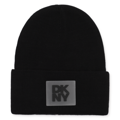 Reversible knitted beanie DKNY UNISEX