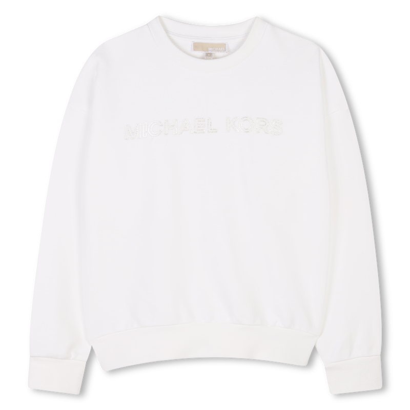 Cotton fleece sweatshirt MICHAEL KORS 
                        GIRL