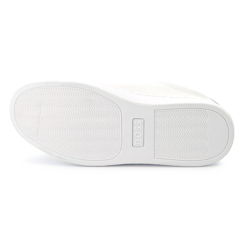 Lace-up leather trainers BOSS 
                        BOY