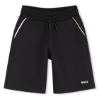 Bermuda shorts, BLACK, hi-res