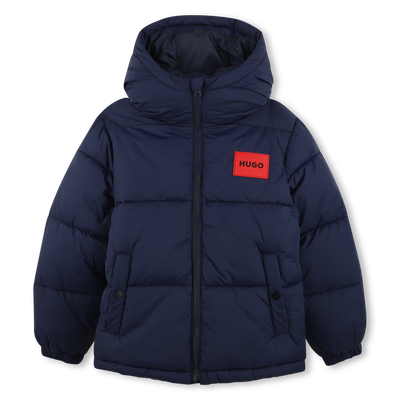 Hooded down jacket HUGO BOY