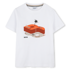 Short-sleeved cotton T-shirt BOSS 
                    BOY