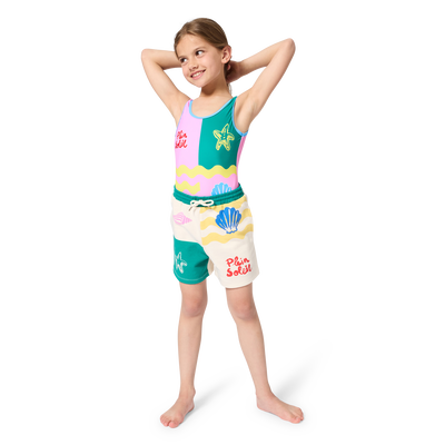 FLEECE SHORTS KIDS AROUND GIRL