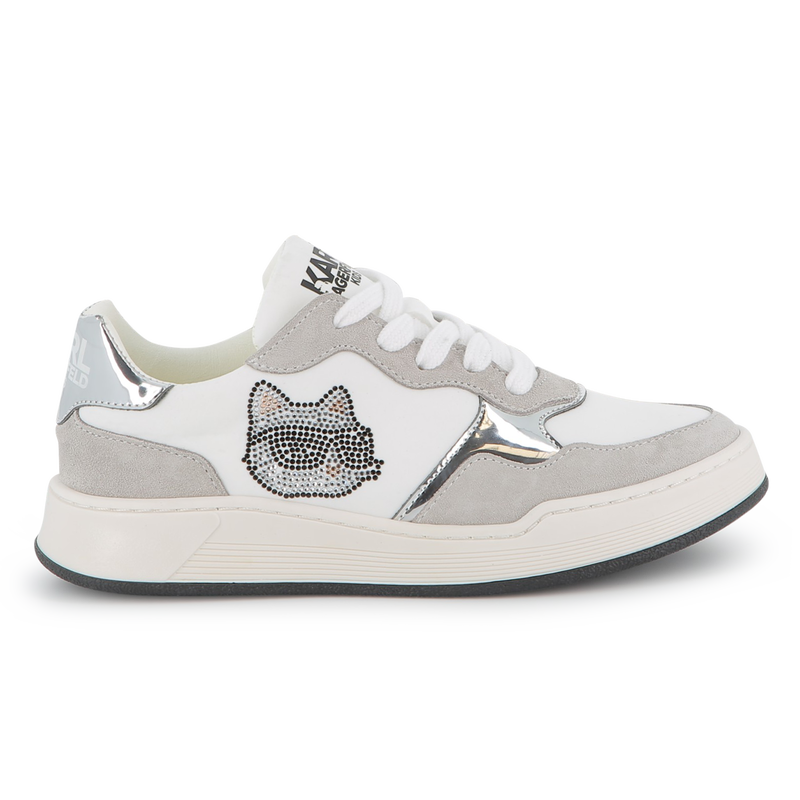 Lace-up low-top sneakers KARL LAGERFELD KIDS 
                        GIRL