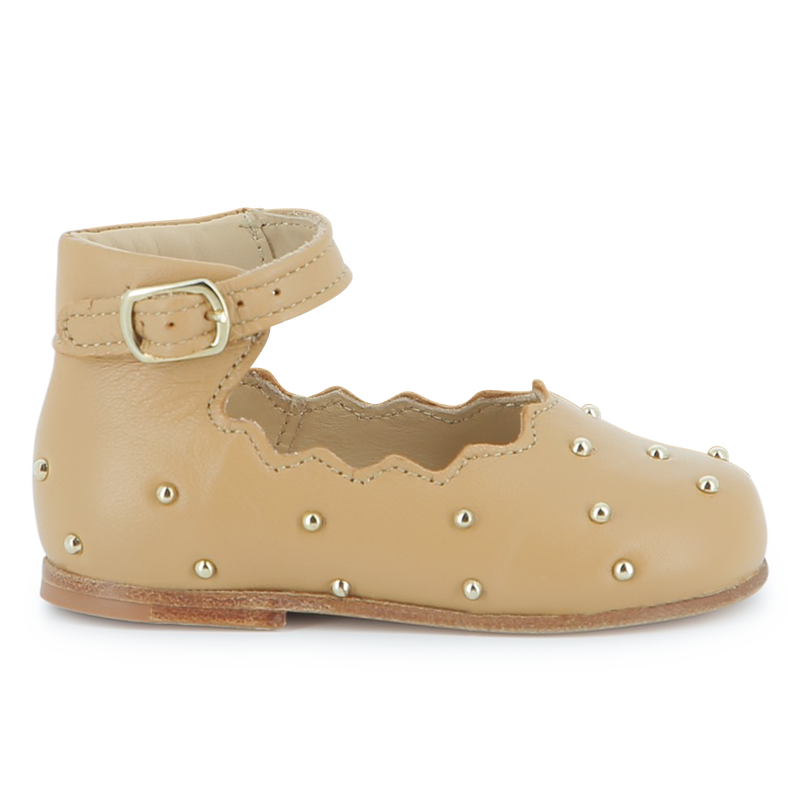 Sheepskin ballerinas CHLOE 
                        GIRL