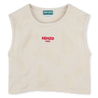 Terry cloth vest top &amp; shorts KENZO KIDS 
                    GIRL