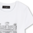 T-shirt with print KARL LAGERFELD KIDS 
                    GIRL