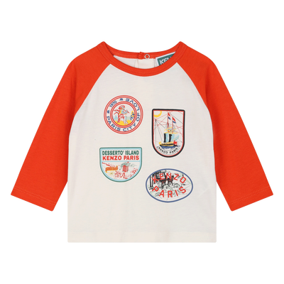 Long-Sleeved T-Shirt KENZO KIDS BOY