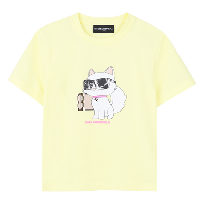 SHORT SLEEVE T-SHIRT KARL LAGERFELD KIDS GIRL