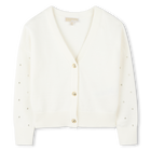 Knitted button-up cardigan MICHAEL KORS 
                    GIRL