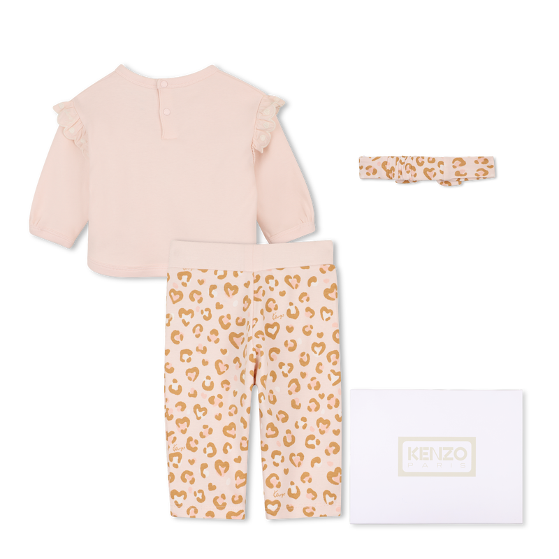 Sweatshirt, pants, and blanket set KENZO KIDS 
                        GIRL