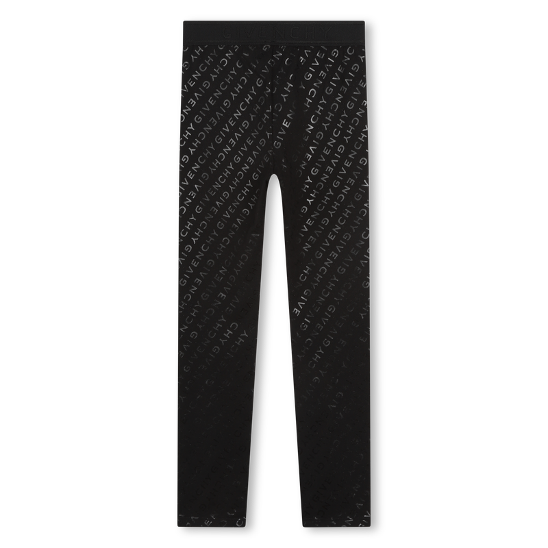 Logo-Print Cotton Leggings GIVENCHY 
                        GIRL