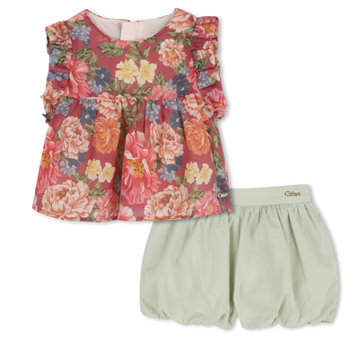 Top + puffy trousers set CHLOE GIRL