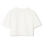 Embroidered cotton T-shirt MICHAEL KORS 
                    GIRL