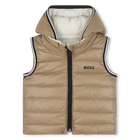 Reversible sleeveless down jacket BOSS 
                    BOY