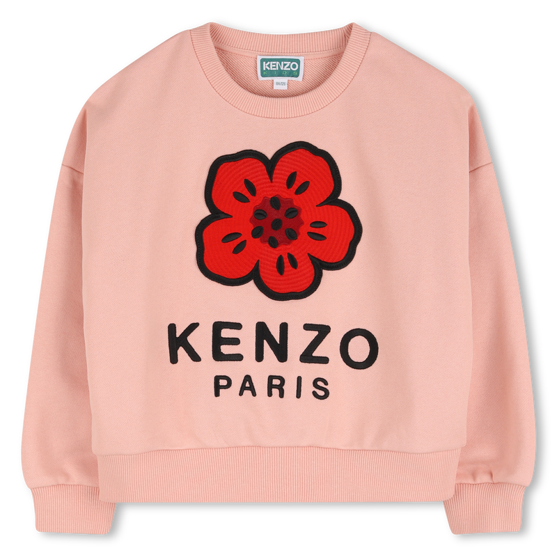 Unbrushed fleece sweatshirt KENZO KIDS 
                        GIRL