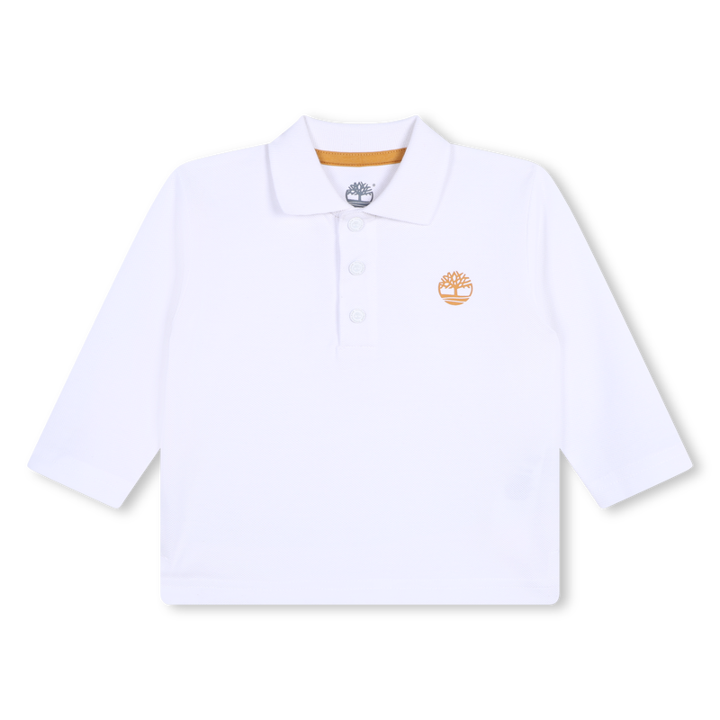 Plain polo with logo on chest TIMBERLAND 
                        BOY