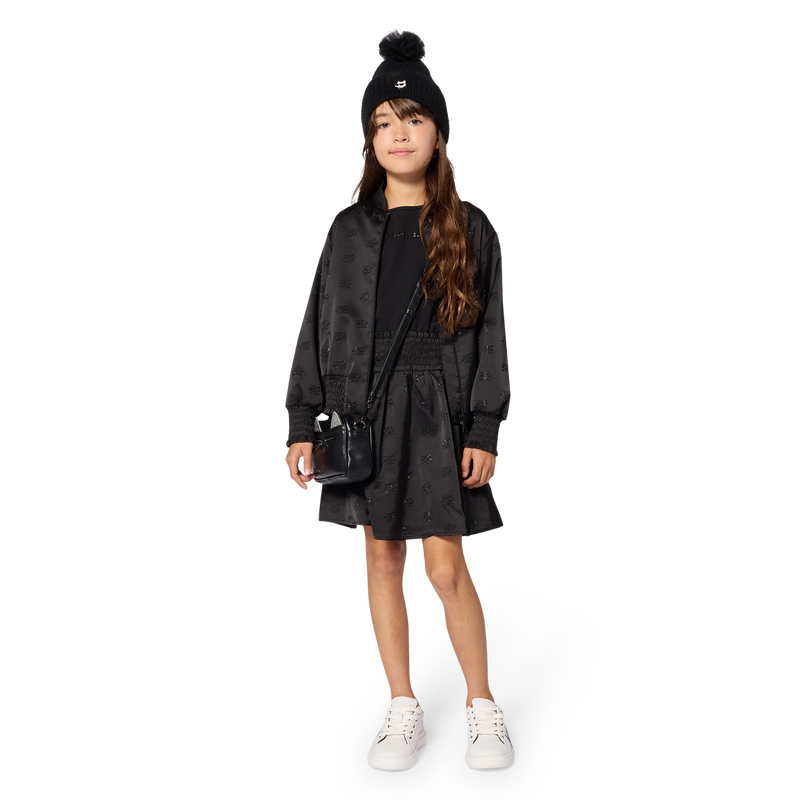 Satin cardigan KARL LAGERFELD KIDS 
                        GIRL