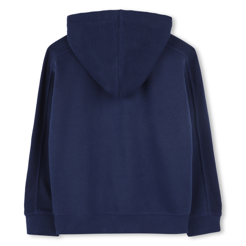 Hooded fleece zip sweatshirt HUGO 
                        BOY