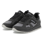 Faux and canvas sneakers BOSS 
                    BOY