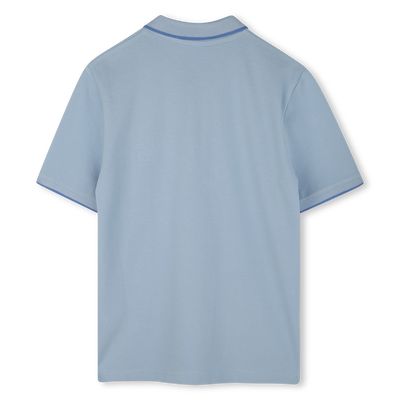 Straight cotton polo shirt BOSS BOY