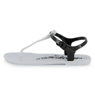 SANDALS WITH ADJUSTABLE STRAPS KARL LAGERFELD KIDS GIRL