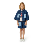 Denim shorts with pockets KENZO KIDS 
                    GIRL