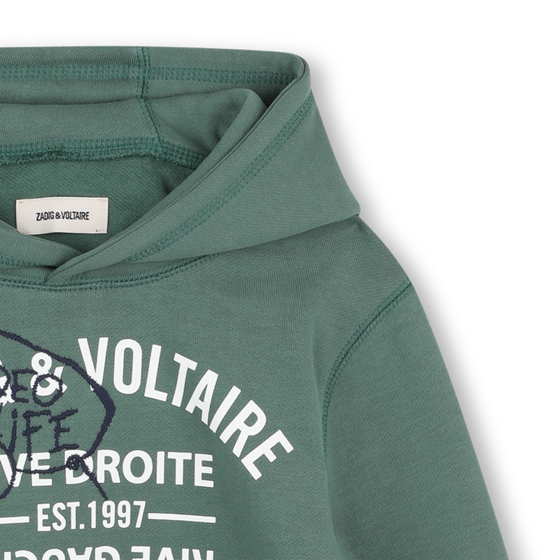 Fleece hoodie ZADIG & VOLTAIRE 
                        BOY