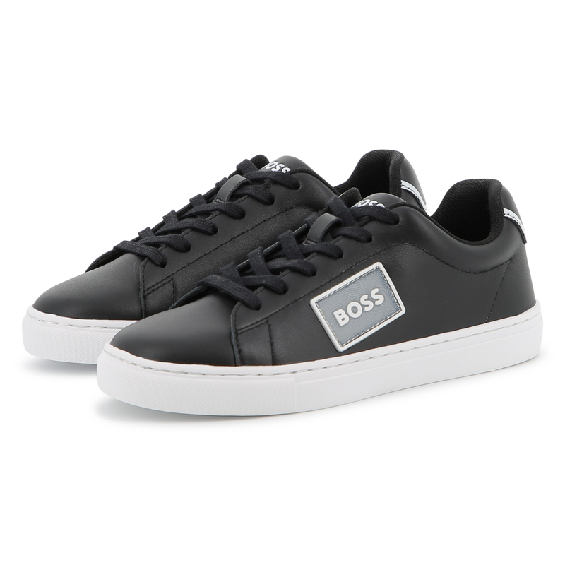 Cowhide leather sneakers BOSS 
                        BOY