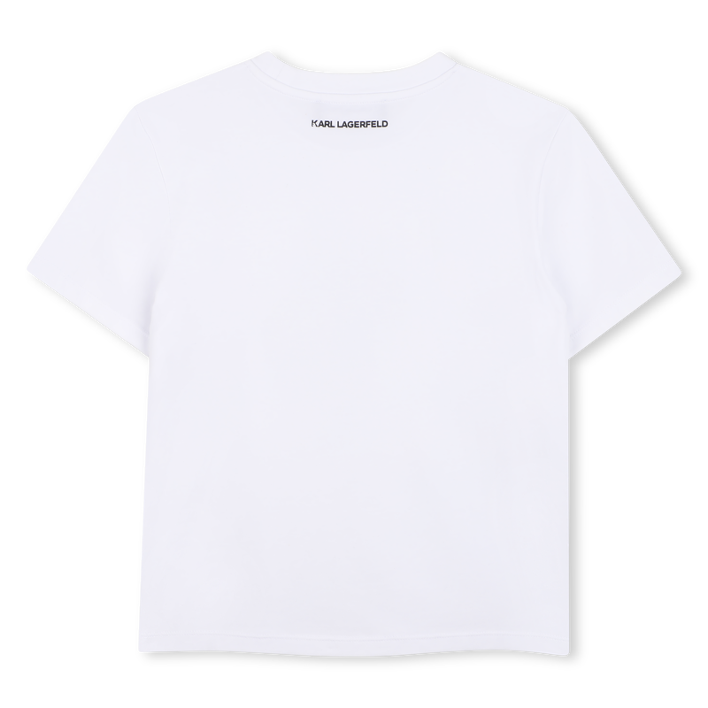 SHORT SLEEVE T-SHIRT KARL LAGERFELD KIDS 
                        GIRL